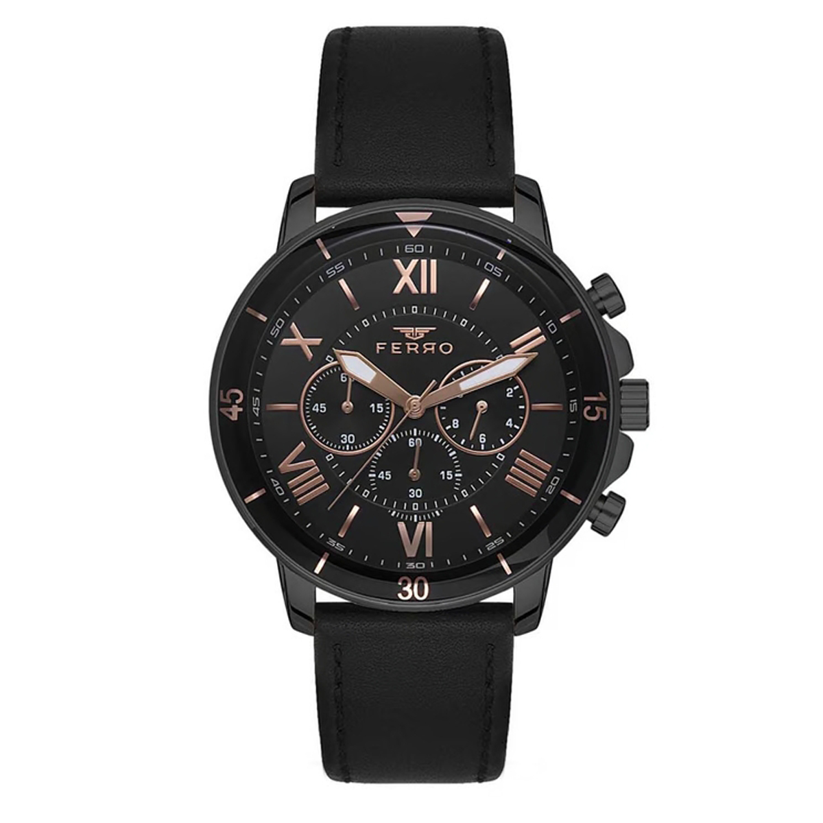 MONTRE FERRO HOMME M.FONCTION CUIR